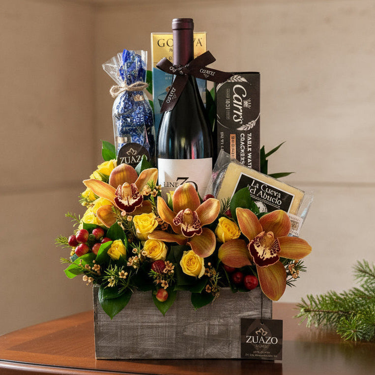 Autumn Gourmet Basket - Zuazo Floral