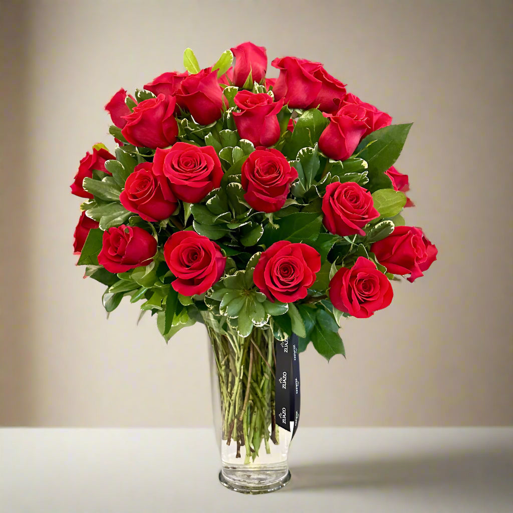 Classic Three Dozen Red Roses