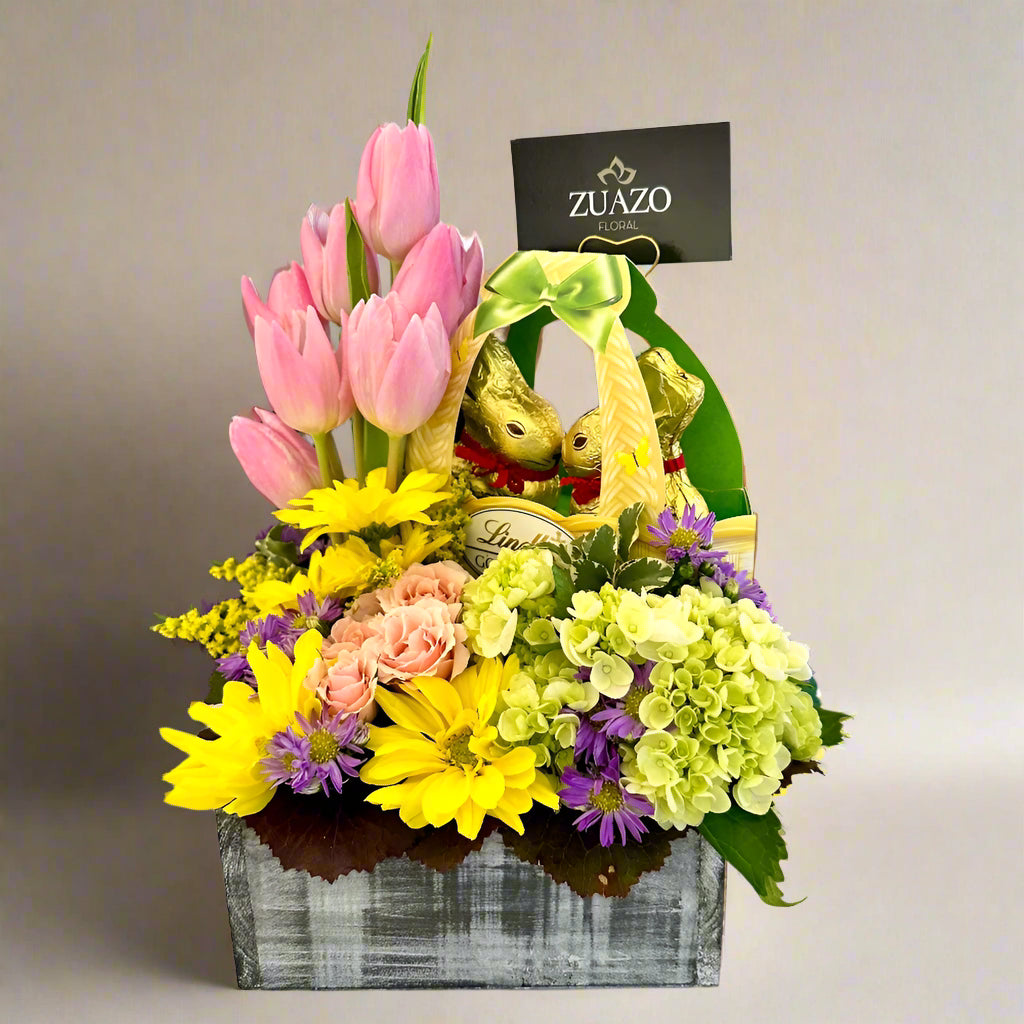 Tulips Lindt Bunny
