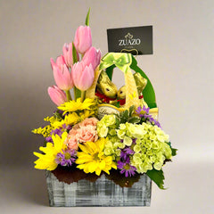 Tulips Lindt Bunny