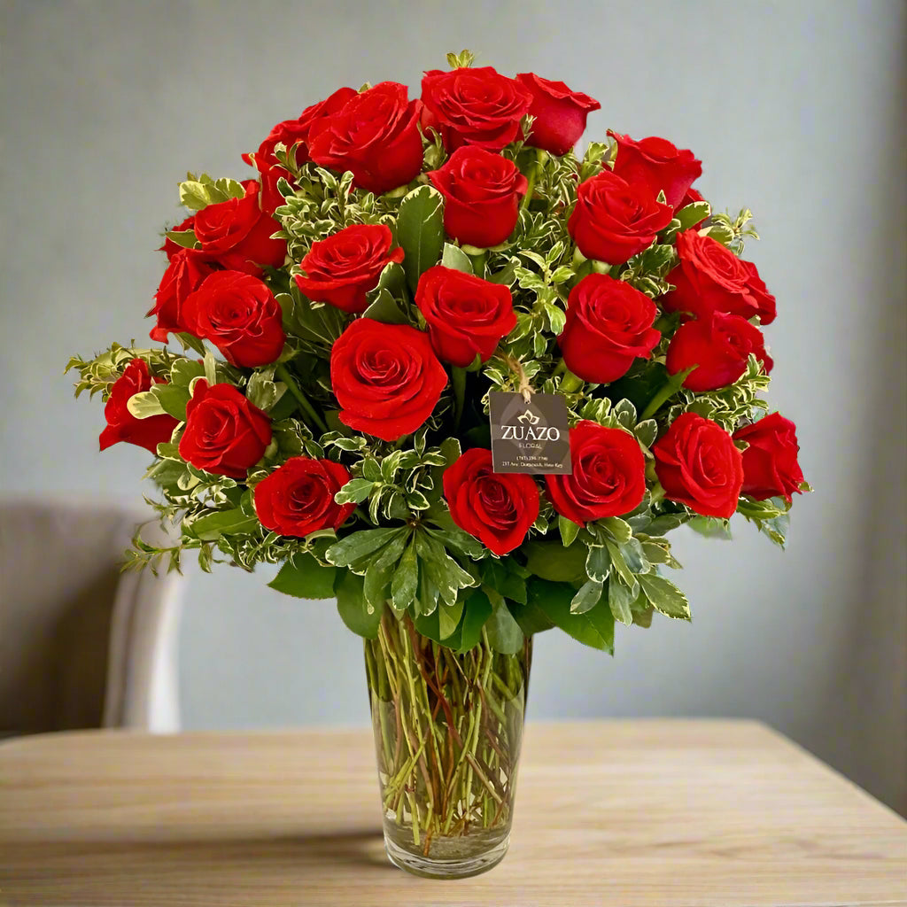 Classic Four Dozen Red Roses
