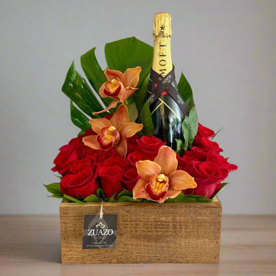 Moet and Roses