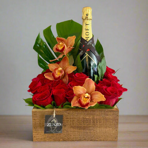 Moet and Roses