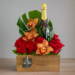 Moet and Roses