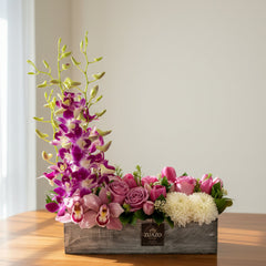 Tulips and Orchids for Mom