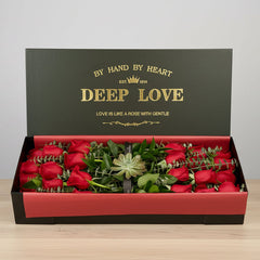 Two Dozen Long-Stemmed Roses in Box - Zuazo Floral