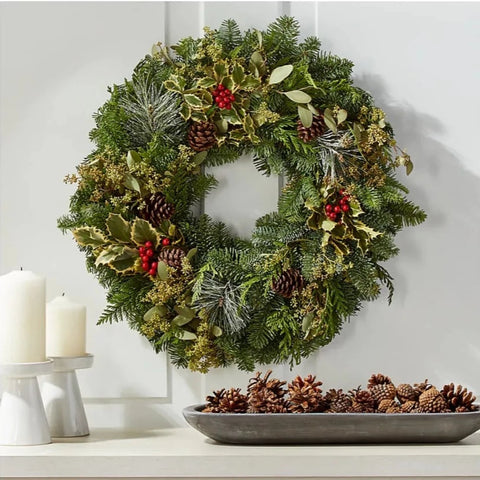 Natural Pine Christmas Wreath