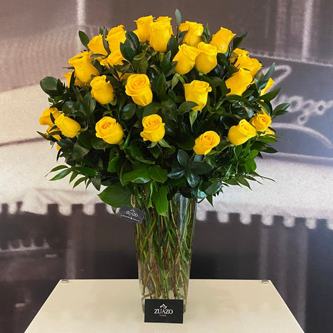 Classic Yellow Roses - Luxury 50